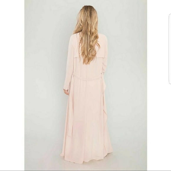 🎉HP🎉 LAST!  "Ferrah" Blush Flowy Duster - Picture 4 of 5